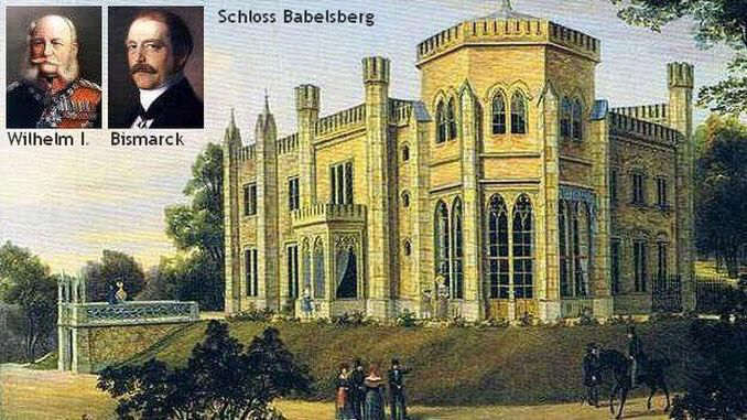 Wilhelm's castle in Potsdam-Babelsberg
