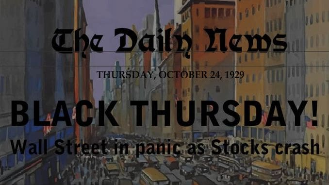 Black Thursday ,1929